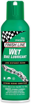 Finish Line Cross Country Wet Chain Lube Aerosol - 240ml}