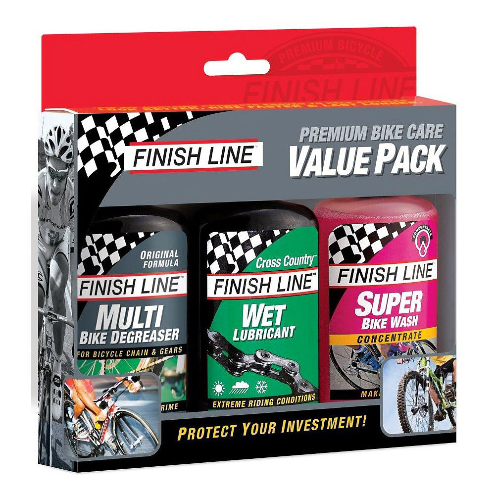 Image of Finish Line Bike Care Value Pack - 4oz x 3}