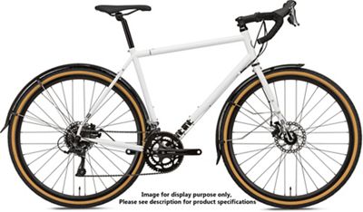 Octane One Kode ADV Commuter Road Bike 2022 - White - Black - S, White - Black