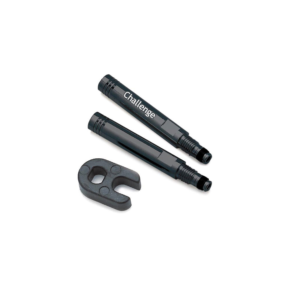 Prolongateurs de valve (alliage, paire, avec outils) - Argent - 55.0mm
