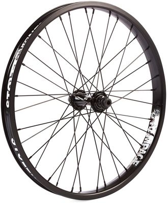 Stolen Rampage FA Front 20" BMX Wheel - Black, Black