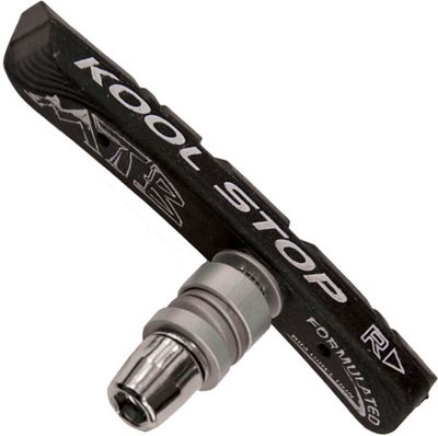 Kool Stop MTB Contoured Pair Of Brake Blocks - Black - Dry Weather, Black