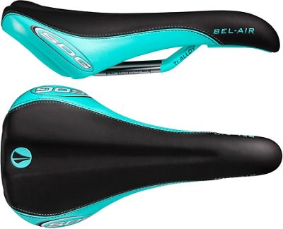 SDG Bel Air Ti-Alloy Rail Saddle - Noir - Bleu