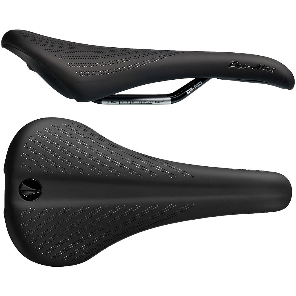 Selle SDG Bel Air 2.0 Cro-Mo - Noir - Argent - 140mm Wide, Noir - Argent