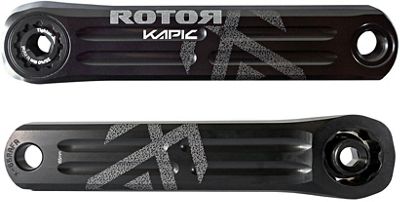 Rotor Kapic Mountain Bike Crankset - Black, Black