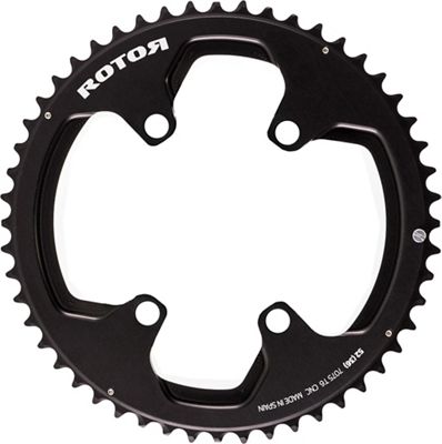Rotor Round Outer Road Chain Ring (BCD 4x110) - Black - 110mm, Black