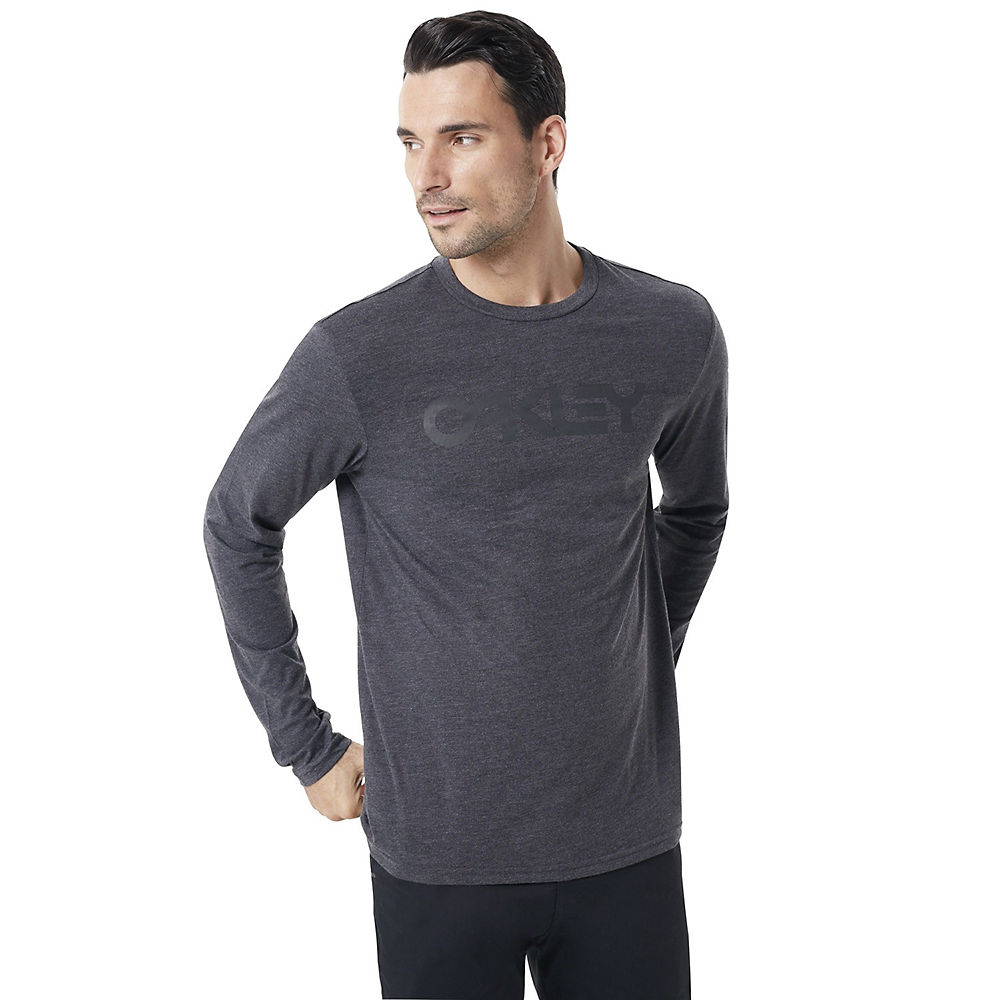 Oakley Mark II L-S Tee - Jet Black Heather