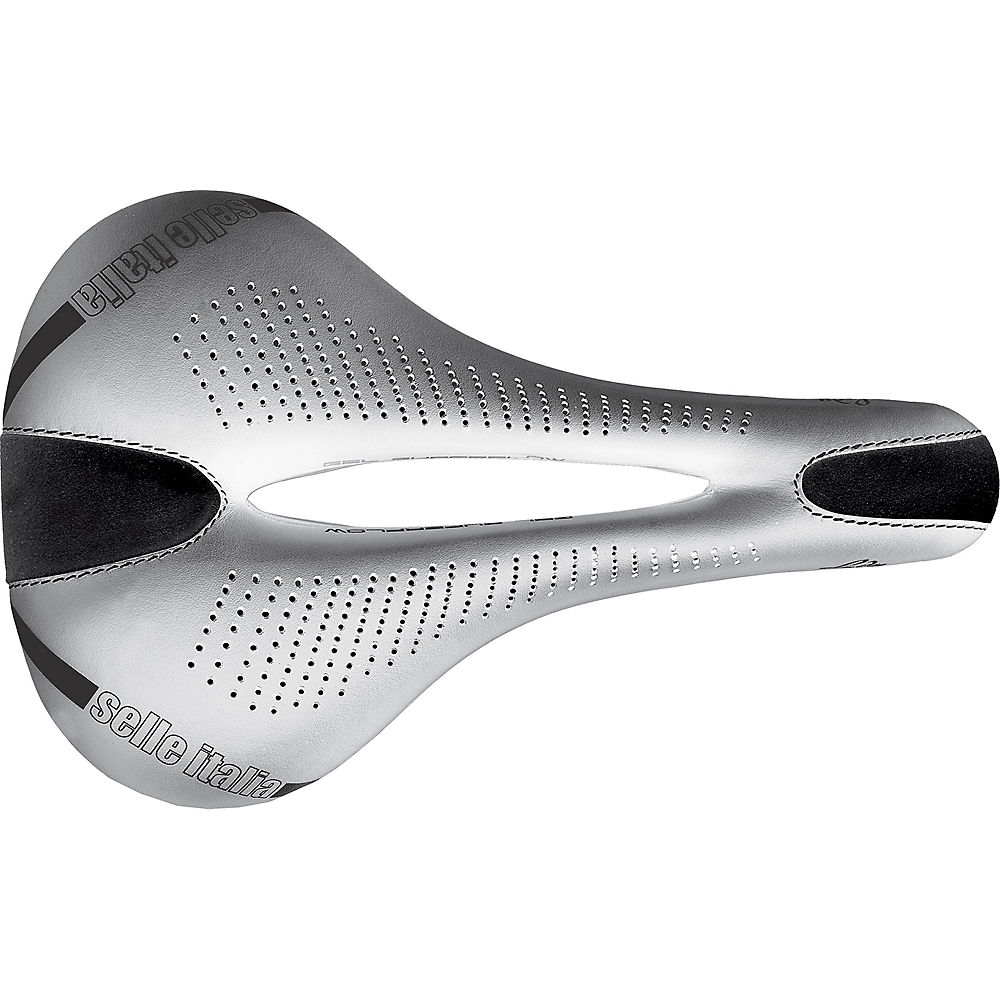 Selle Italia Lady Gel Manganese Flow Saddle - Blanc - S2 - 135mm Wide, Blanc