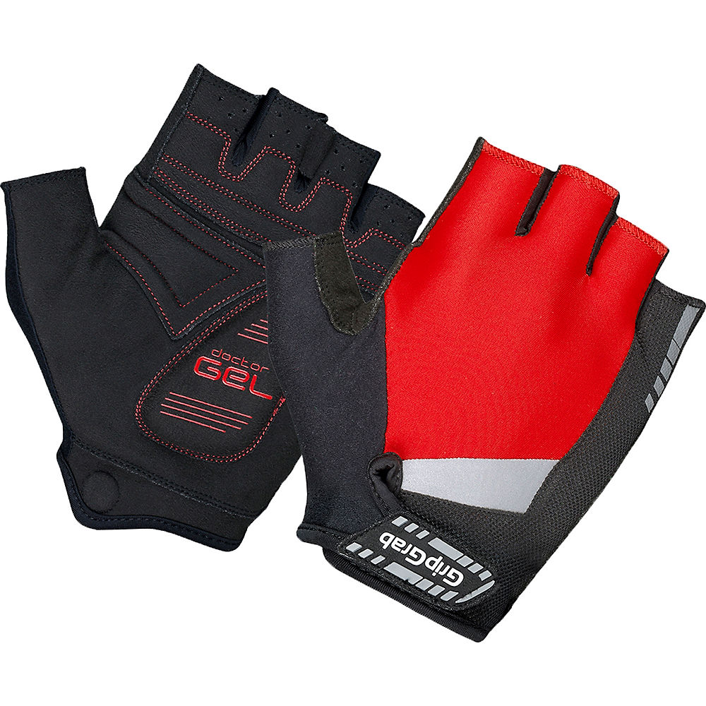 Gants GripGrab SuperGel (rembourrés) - Rouge, Rouge
