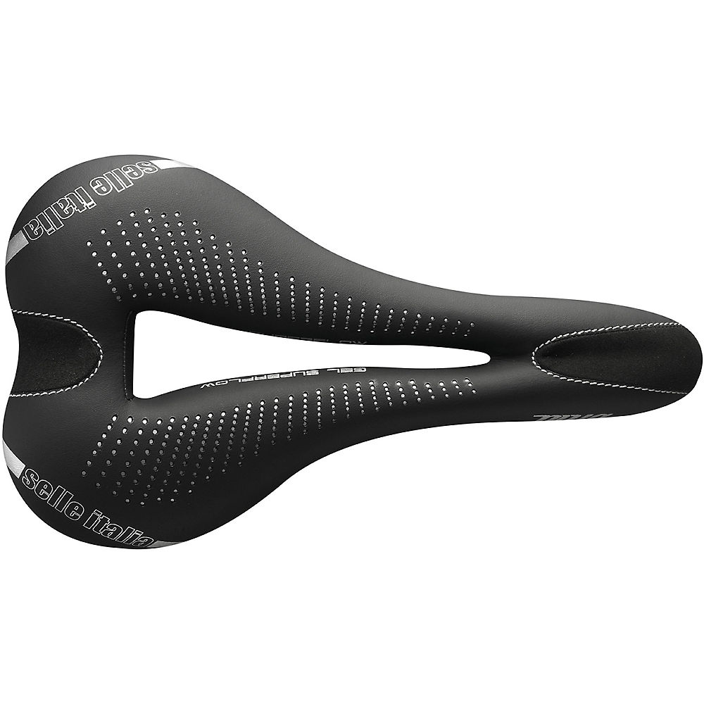 Selle Italia Diva Gel Ti316 Superflow Bike Saddle - Black - L3 - 152mm Wide, Black