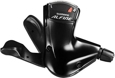 Shimano Alfine Rapidfire 8 Speed Shifter  - Black - RH Shifter and Lever, Black