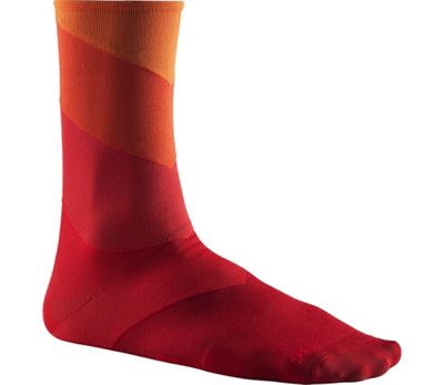 Mavic Graphic Mosaic Sock - Puffin S Bill - Goji Berry