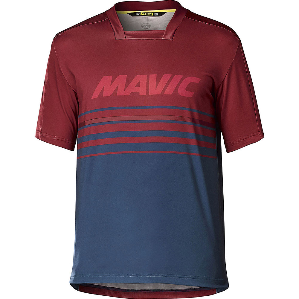 Mavic Deemax Pro Jersey (Exclusive) - Red Dahlia-Poseidon