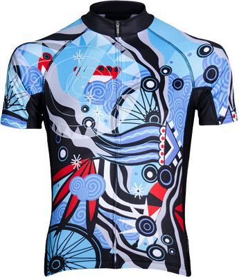 Primal Aquatica Evo Jersey - Bleu/Multi - XL, Bleu/Multi