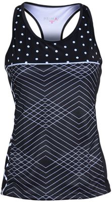 Primal Women's Polkaline Gemini Tank - Noir - blanc, Noir - blanc