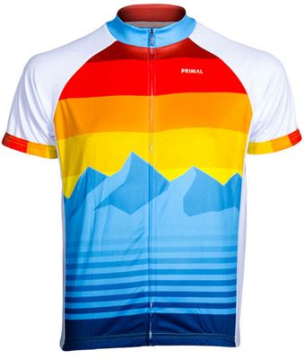 Primal Rise & Set Sport Cut Jersey - White-Multi - XXL, White-Multi