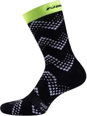 Nalini AIS Fulmine 2.0 Socks - Noir/Jaune - XS