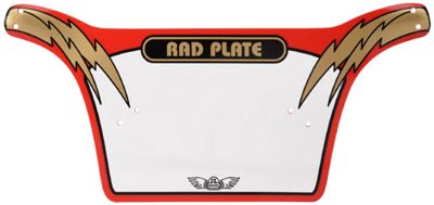 SE Bikes Rad Plate - Red - Gold