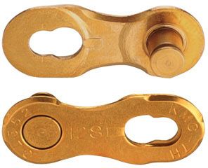 KMC Missing Link Pair - Gold Ti-N - 11 Speed}, Gold Ti-N