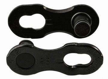 Maillons de chaîne KMC (paire) - Noir - 10 Speed, Noir