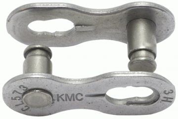 KMC Missing Chainlink Pair - Silver EPT 6 - 7.3mm, Silver EPT 6