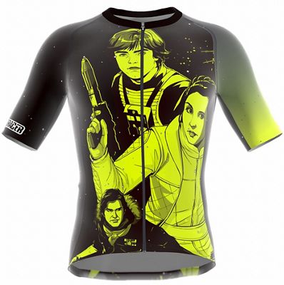 Bioracer Kids Star Wars Graphic Jersey  - Lemon Lena - 10-11 Years, Lemon Lena