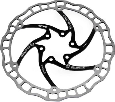Clarks CD-08 Disc Brake Rotor - Black - 160mm, Black
