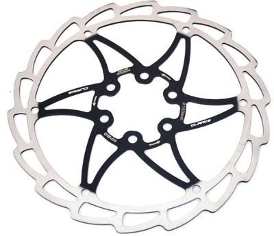 Clarks CD-06 Disc Brake Rotor - Black - 180mm, Black