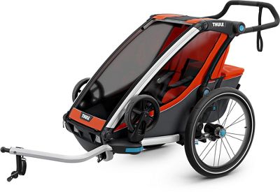 Thule Chariot Cross 1 Child Trailer – Orange, Orange