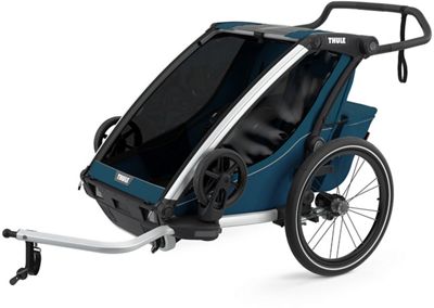 Thule Chariot Cross 2 Child Trailer - Majola Blue, Majola Blue