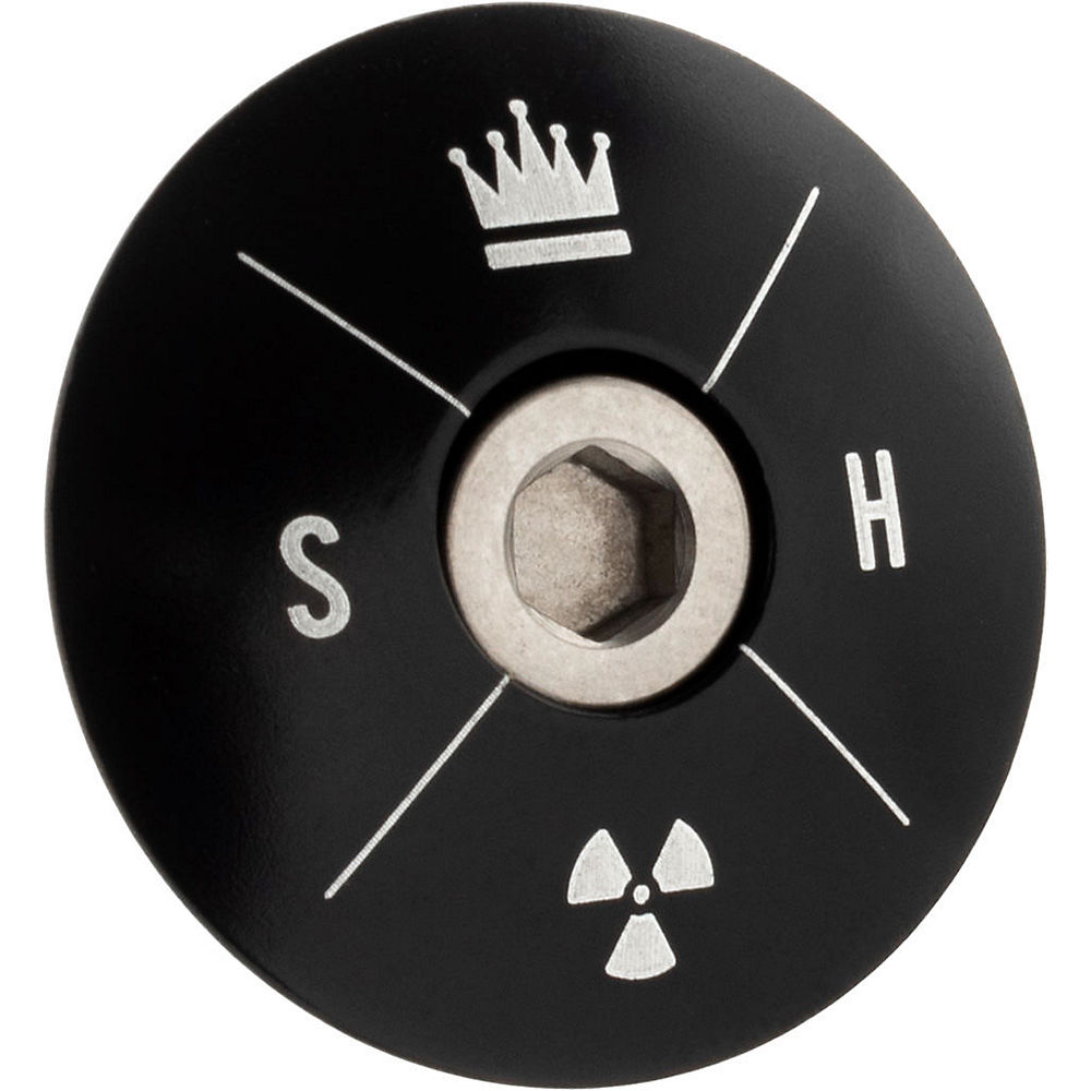 Bouchon supérieur Nukeproof Sam Hill (vis en titane) - Noir - 1.1/8, Noir
