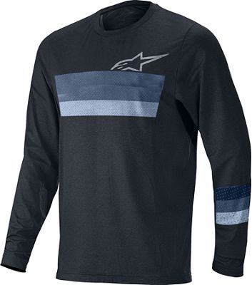 Alpinestars Alps 6.0 Long Sleeve Jersey - MELANGE DARK GRAY BLACK, MELANGE DARK GRAY BLACK