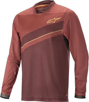 Alpinestars Alps 8.0 Long Sleeve Jersey - BURGUNDY MAROON