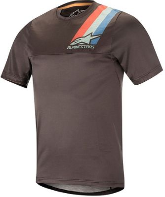 Alpinestars Alps 4.0 Short Sleeve Jersey - MELANGE DARK GRAY TEAL RED, MELANGE DARK GRAY TEAL RED