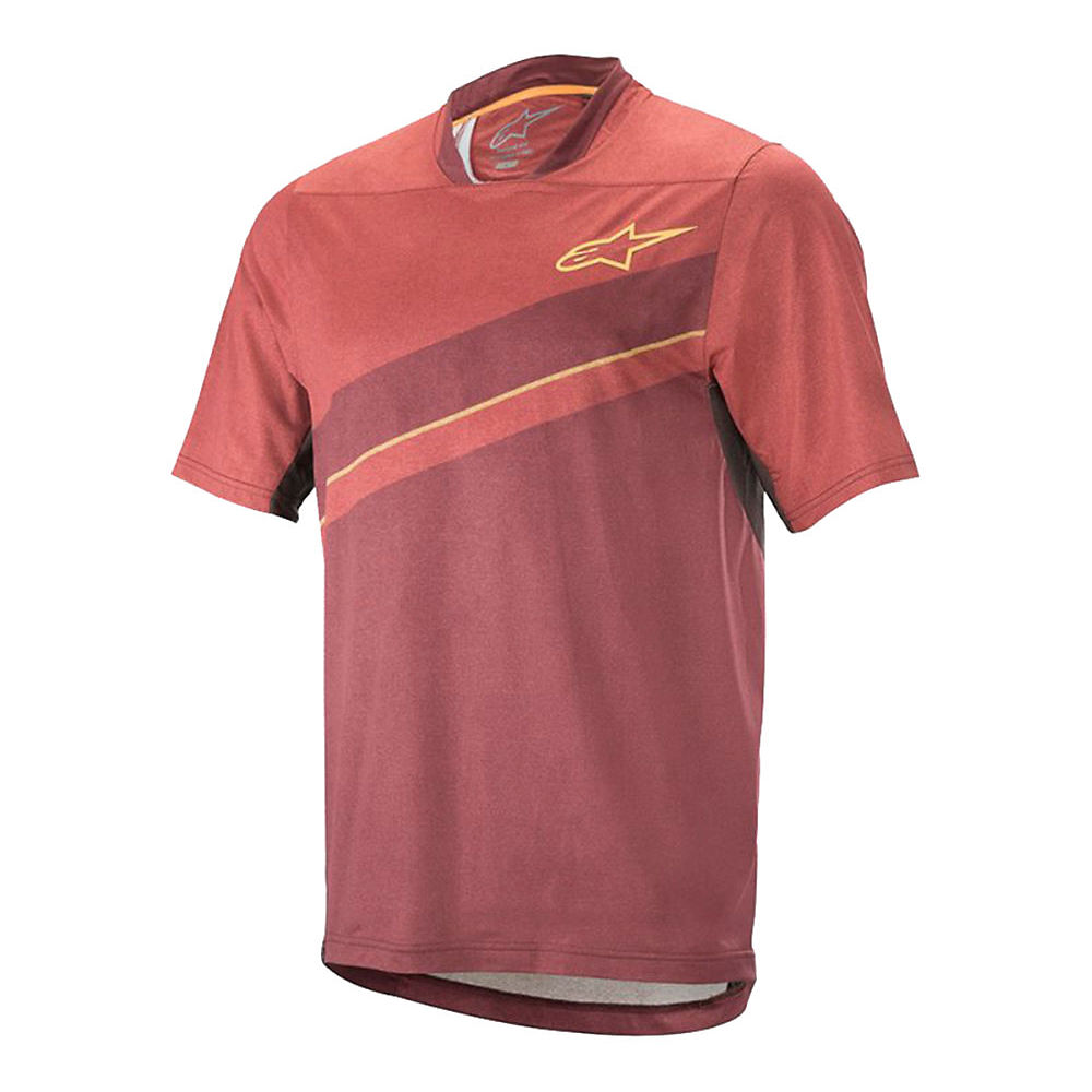 Alpinestars Alps 8.0 Short Sleeve Jersey - BURGUNDY MAROON