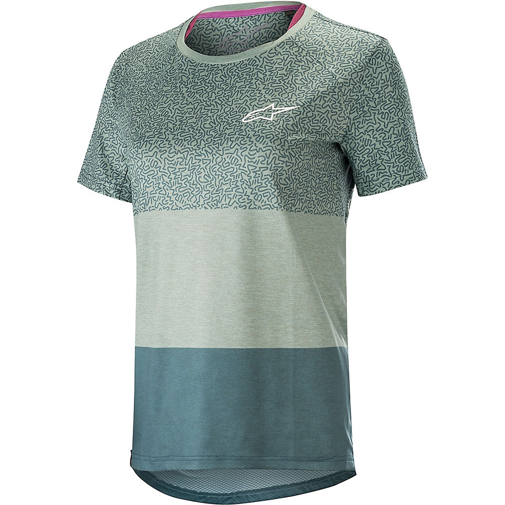 Alpinestars Stella Alps 8.0 Short Sleeve Jersey - TEAL PETROL - XL