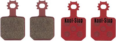 Kool Stop D170 Magura MT7 MTB Brake Pads (2 Pairs) - Red - Organic}, Red