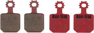 Kool Stop D170 Magura MT7 MTB Brake Pads (2 Pairs) - Red - Organic, Red