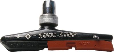 Image of Kool Stop H5 520 V-Brake Pad Holders and Pads - Black - Dual Compound}, Black