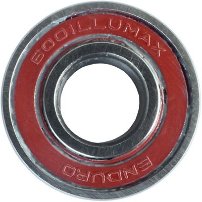 Enduro Bearings ABEC3 6001 LLU Max Bearing - Silver - 12x28x8mm}, Silver