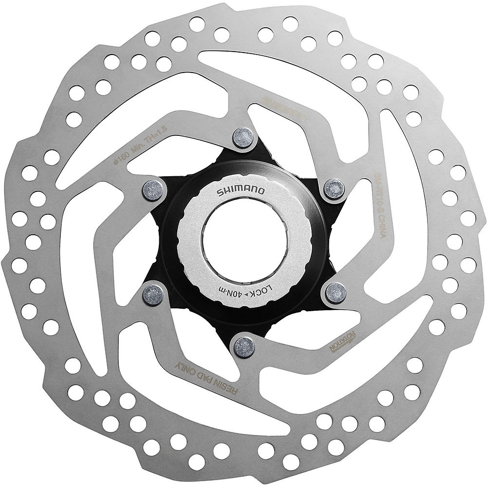 Shimano SM-RT10 Centre Lock Brake Disc Rotor - Silver - Centrelock}, Silver