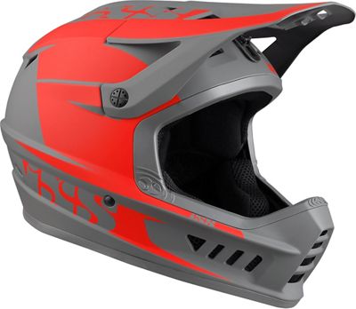 IXS XACT Evo Helmet - Red-Graphite Gloss - L/XL/XXL}, Red-Graphite Gloss