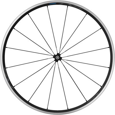 Shimano RS300 Clincher Front Wheel - Black - 700c}, Black