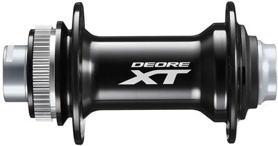 Shimano XT M8010 Front Centre Lock MTB Disc Hub - Black - 15x110mm, Black