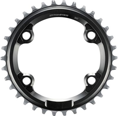 Shimano XTR M9000 Mountain Bike Chain Ring - Grey - 4-Bolt, Grey