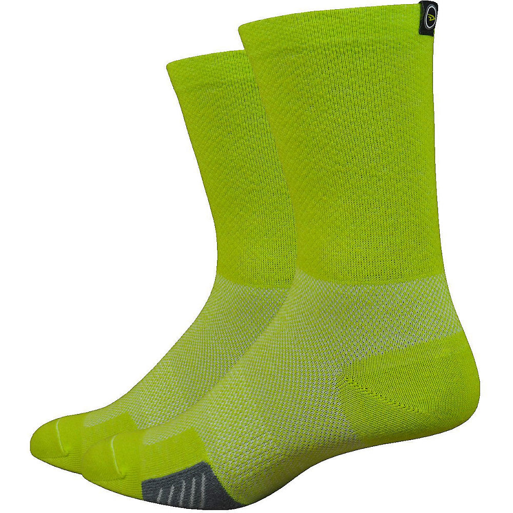 Defeet Cyclismo Wool Comp Limelight Socks - XL