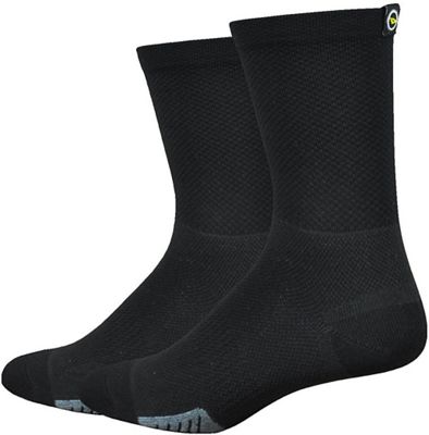 Defeet Cyclismo Socks with Tab - Black - S}, Black