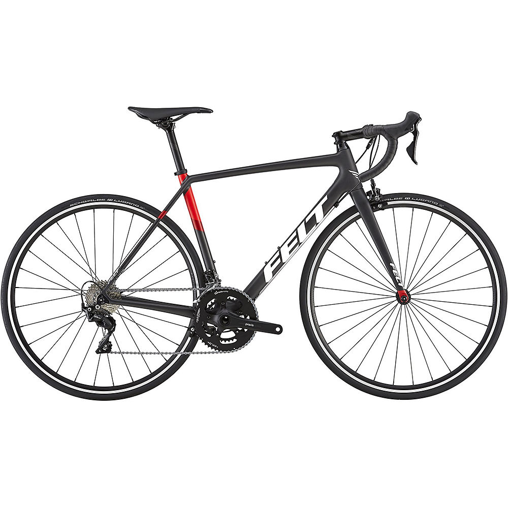 Vélo de route Felt FR5 2019 - Matt Carbon/Rouge - 56cm (22)