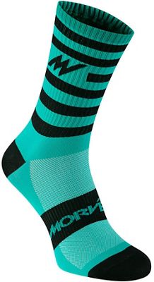 Chaussettes Morvélo Stripe - Vert - S/M, Vert
