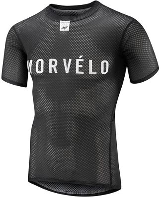 Maillot de corps Morvélo Definitive Black (manches courtes) - Noir - XS